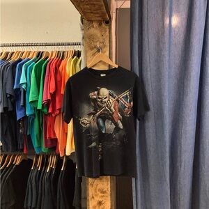 Vintage Iron Maiden Black Graphic T-Shirt